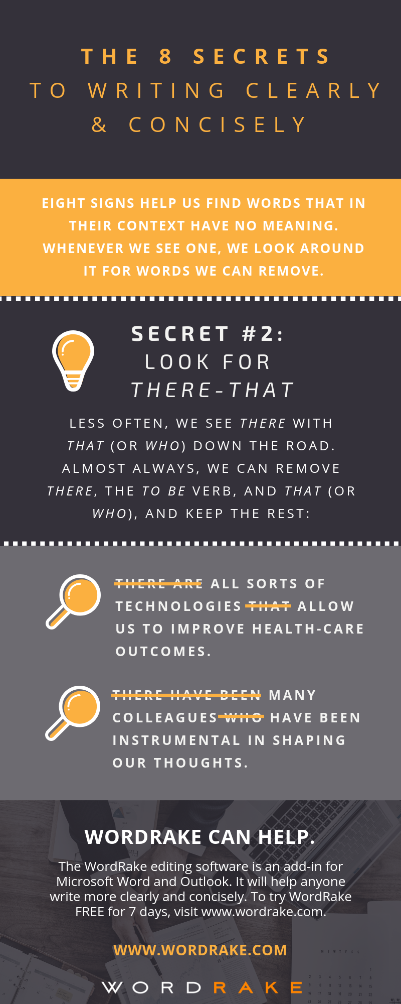 Writing Secret #2: Look for There-That